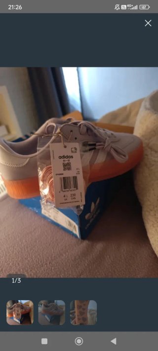 Zapatillas Adidas Rosa Talla 37.5