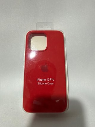 Funda Silicona iPhone 13 Pro Roja
