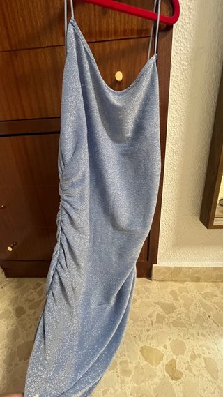 Vestido Azul Brillante