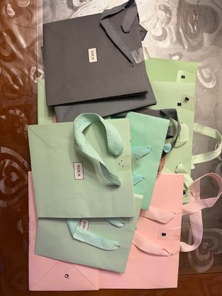 Lote de 5 Bolsas tous pequeñas y 3 mas grandes