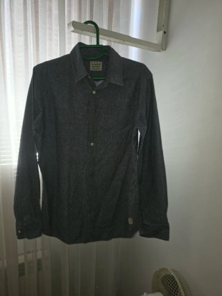 Camisa Vintage Gris Talla M