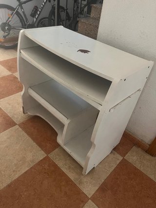 Scrivania Bianca in Legno