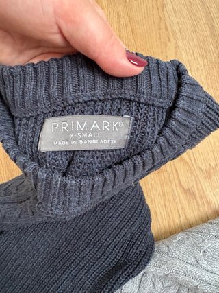 2 Jerséis Hombre Talla S Negro y Gris