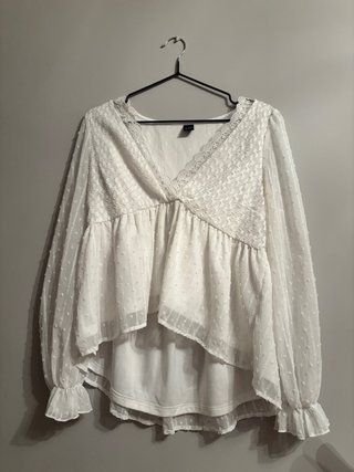Blusa Shein blanca