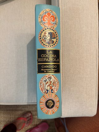 Libro LA COCINA ESPAÑOLA DE CANDIDO