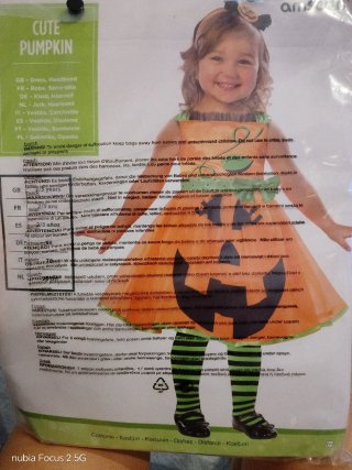Disfraz niña Halloween 2-3 años