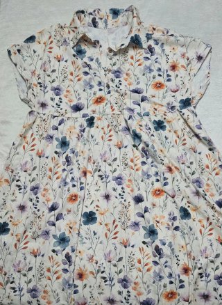 Vestido camisero Shein floral T48/50