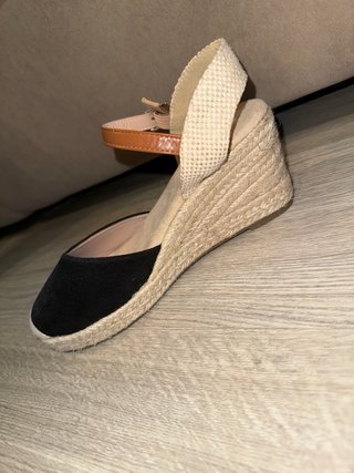 Zapatos de esparto con cuña