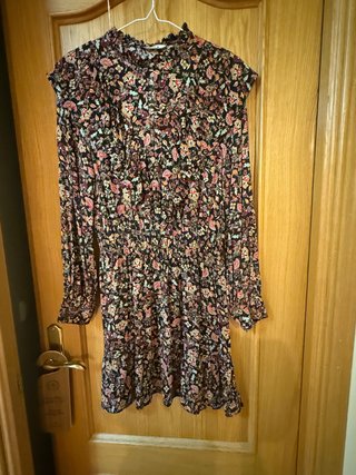 Vestido Zara Estampado Talla S