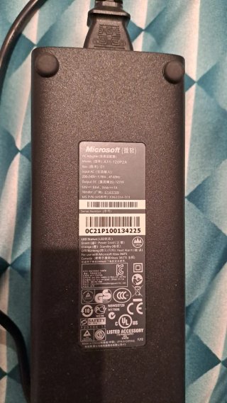 Fuente Alimentación Xbox 360 Slim Microsoft