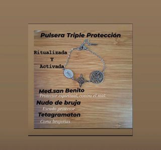 Pulsera Triple Protección