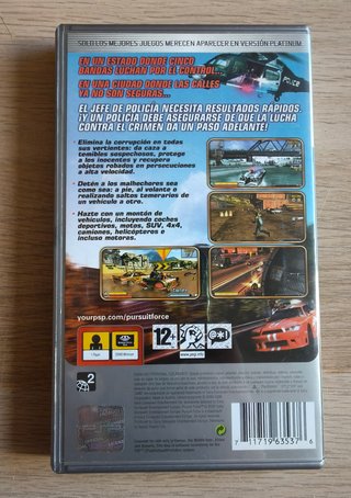 Juego Pursuit Force PSP CIB