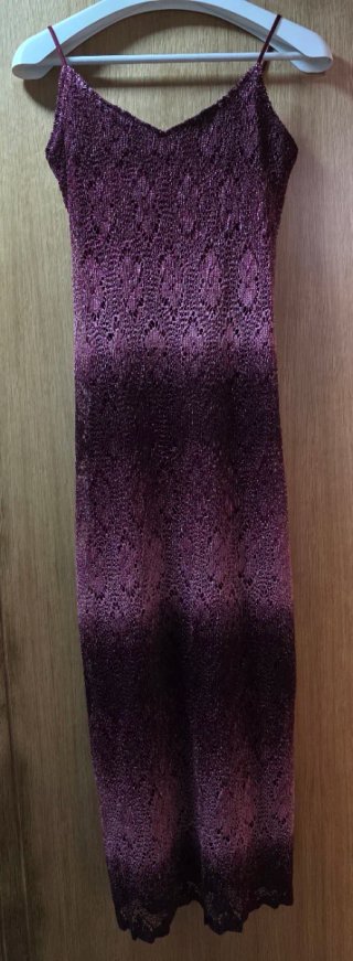 Vestido de fiesta morado
