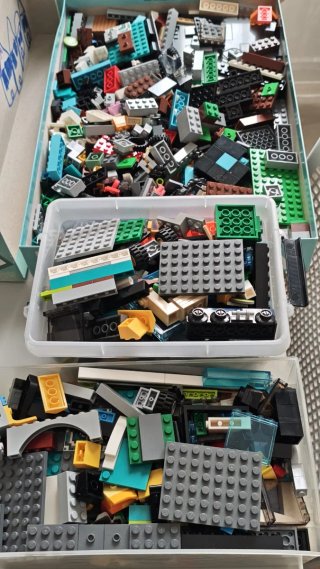 Lote 2kg Piezas Lego Variadas