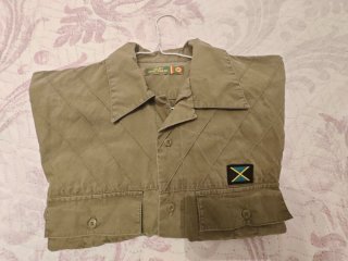 Camisa Militar Celio Verde Talla M
