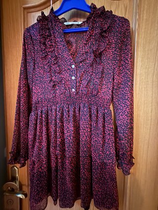 Vestido Zara Estampado Talla S