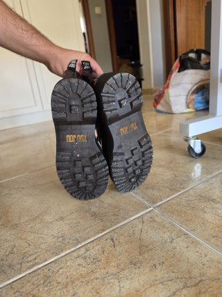 Botines de plataforma con cremallera
