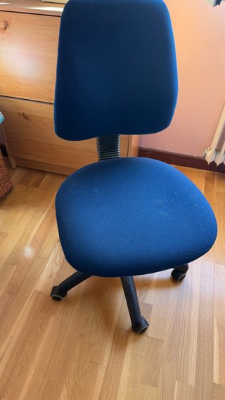 Silla de escritorio azul