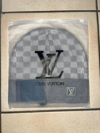 Cappellino Louis Vuitton Grigio Bianco