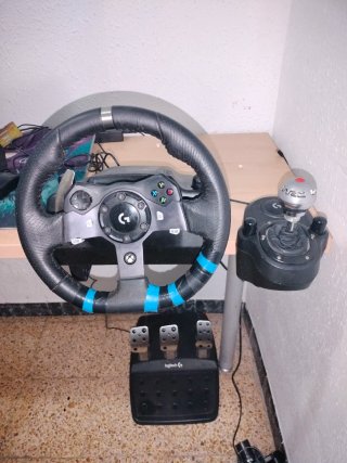 Volante Logitech G920 + Pedales + Palanca