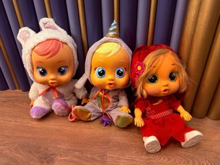 Set 3 Muñecos Bebés Llorones
