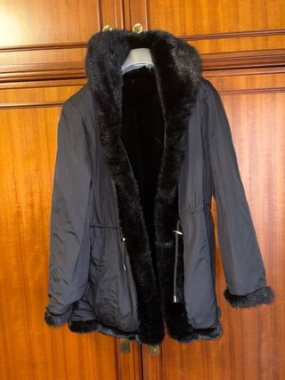 Abrigo Reversible Negro