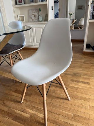 Tavolo da Pranzo Rotondo con 4 Sedie