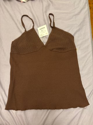 Top Pontielle Zara Marrón Talla L