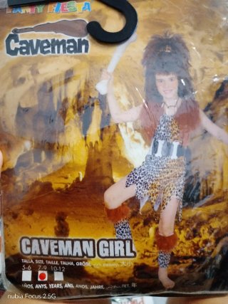 Disfraz de Cavernícola para Niña