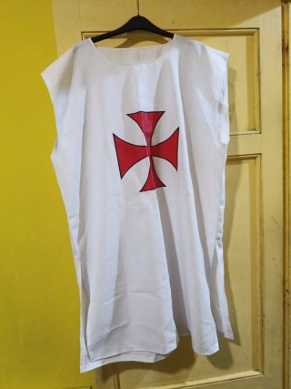 Peto Largo Templario Blanco