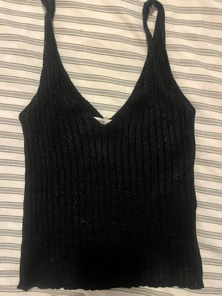 Top de tirantes negro Pull&Bear