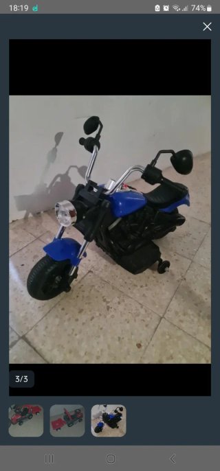 Moto Infantil de Batería