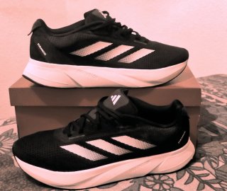 Zapatillas Adidas Duramo SL Negras y Plateadas