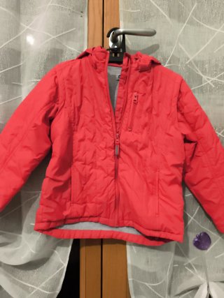 Giubbino Chicco rosso con cappuccio