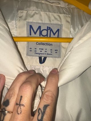 Chaleco acolchado blanco MdM