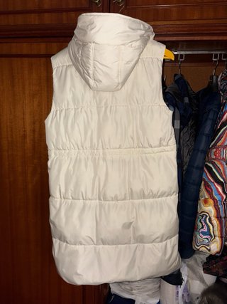 Chaleco acolchado blanco MdM