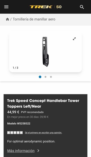 Trek Speed Concept Manillar Aero