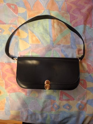 Bolso de hombro negro Primark