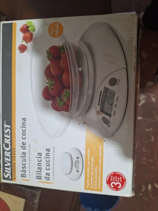 Báscula Cocina Digital SilverCrest con Bol
