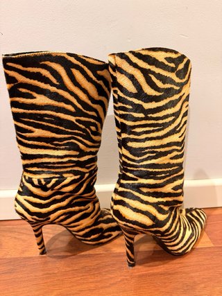 Botines Zara Animal Print Talla 39
