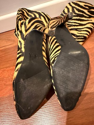 Botines Zara Animal Print Talla 39