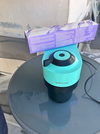 Cafetera Nespresso Turquesa