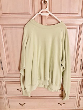 Sudadera Oversize Pull and Bear Verde Lima
