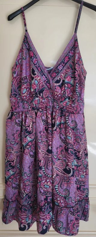 Vestito corto fantasia