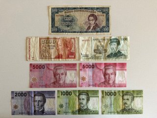 Colección de Billetes y Monedas Chile