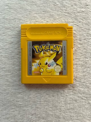 Pokémon Edición Amarilla Game Boy Original PAL Esp