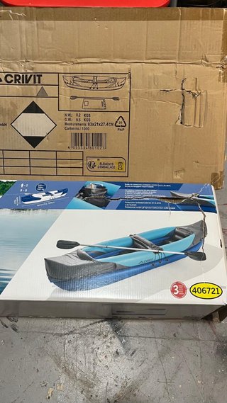 Kayak hinchable CRIVIT 2 personas