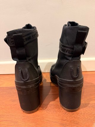 Botines con tacón Converse negros Talla 39