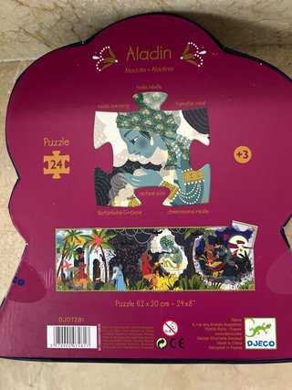 Puzzle Djeco 24 piezas +3 años