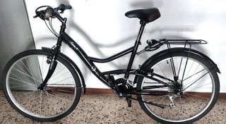 Bicicleta Topbike Country 26 con portaequipajes